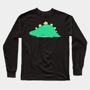 Green dinosaur Long Sleeve T-Shirt